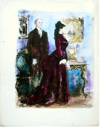 Худ. К.И. Рудаков. Акварель