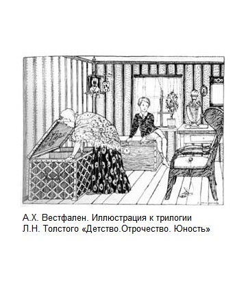 А.Х. Вестфален. Илл. к трилогии «Детство.Отрочество. Юность»