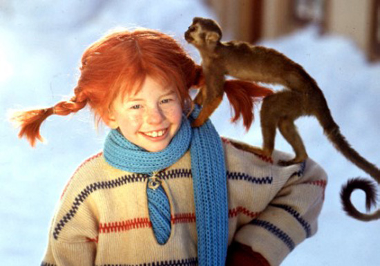 Пеппи Длинныйчулок - героиня книг Астрид Линдгрен