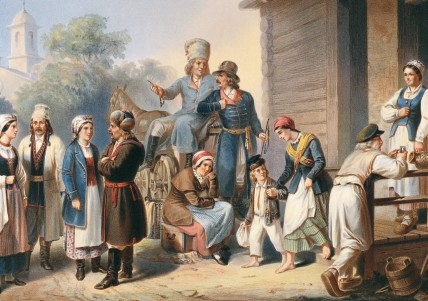 Ф. Х. Паули. Поляки разных губерний.«Этнографическое описание народов России», 1862